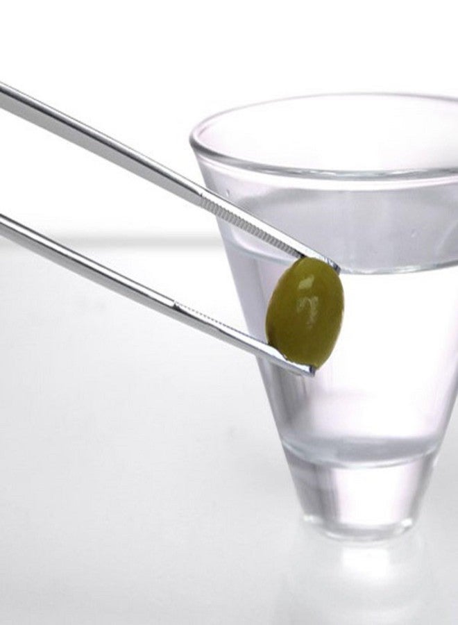 Dynore Stainless Steel Kitchen Cooking Culinary Tweezers, Precision Tongs, Kitchen Garnishing Tools 25.5 CM Long - Image 4